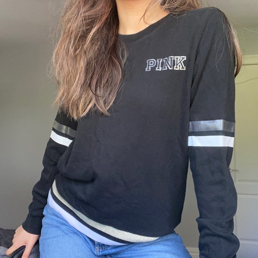 Victoria’s Secret Pink Black Pullover